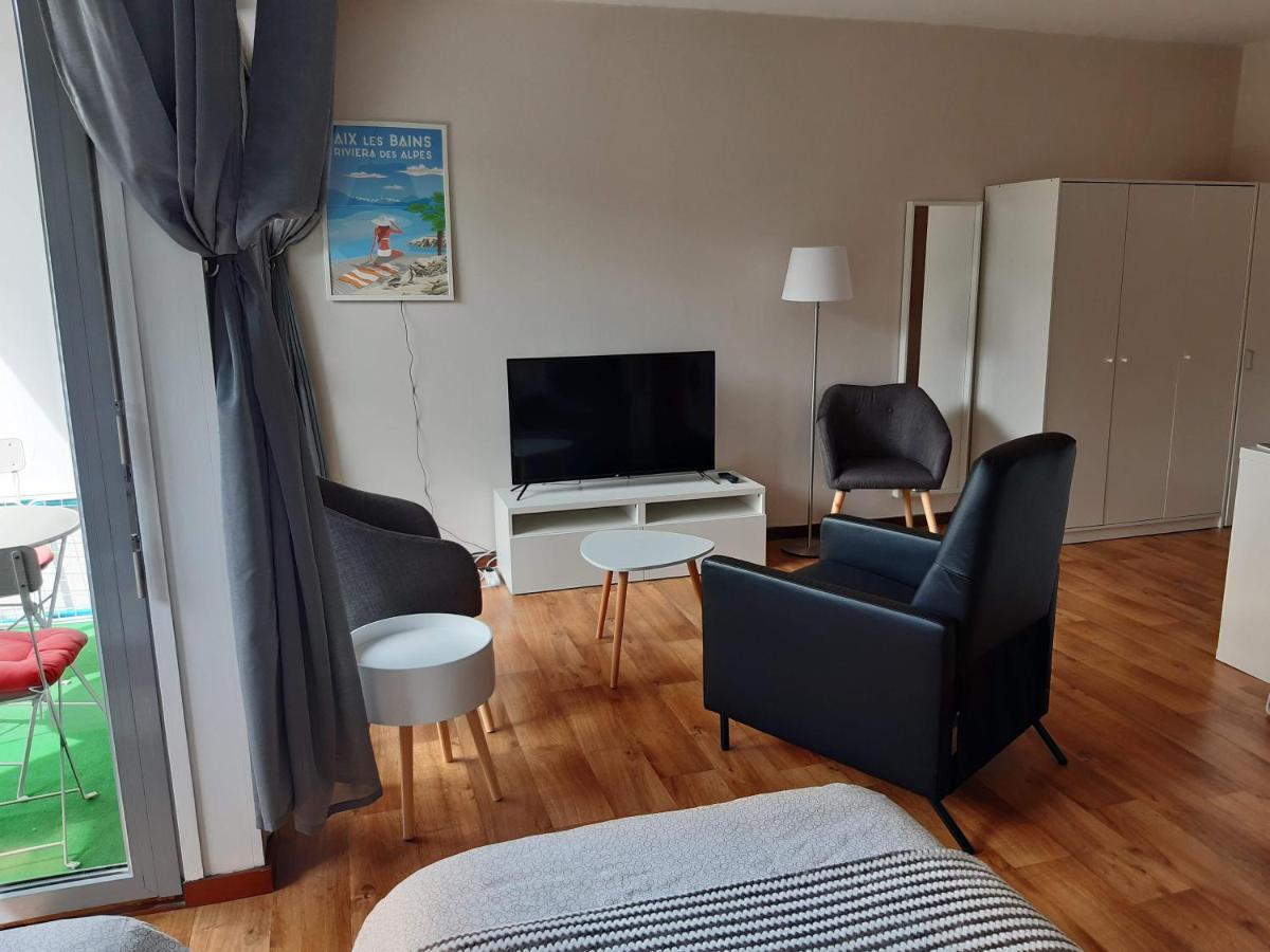 Studio Calme Renove Parking Proche Centre Et Thermes Aix-les-Bains Luaran gambar